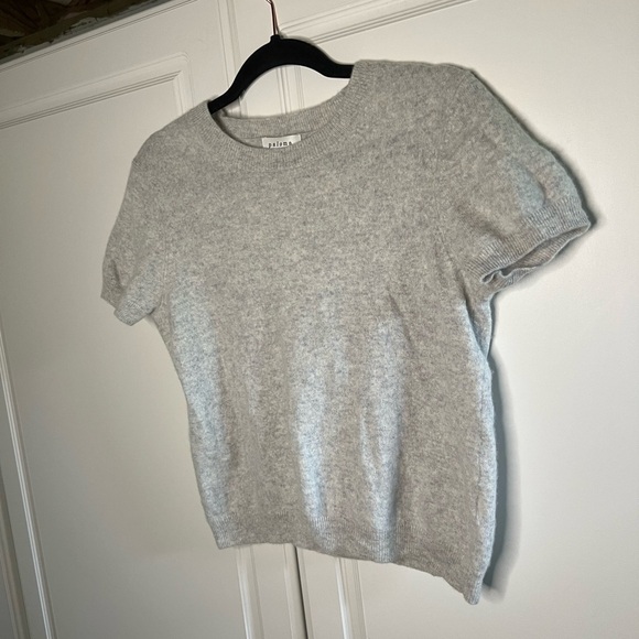 Paloma 100% Cashmere Short Sleeve Sweater - Picture 2 of 10